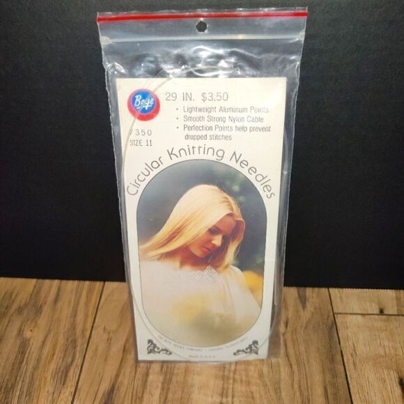 Vintage Aluminum 29” BOYE Circular Knitting Needles Size 11 USA #7350 - Picture 6 of 6